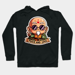 Zen Warrior Vibes: Chibi Shaolin Warrior Hoodie